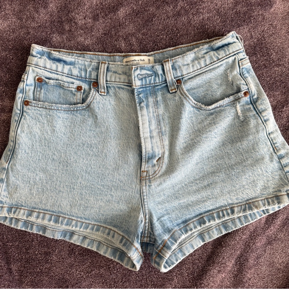 Abercrombie & Fitch Blue Jean Shorts Vintage Style